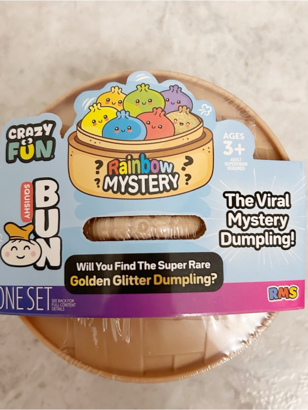 VIRAL Crazy Fun Rainbow Mystery Dumplings Gold Glitter Series